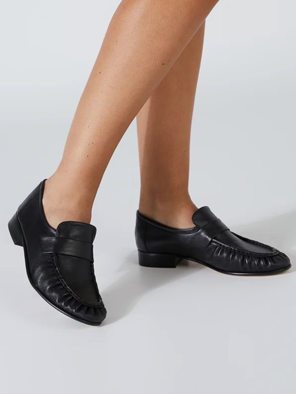 Tony Bianco Black Gatsby Venice Loafers